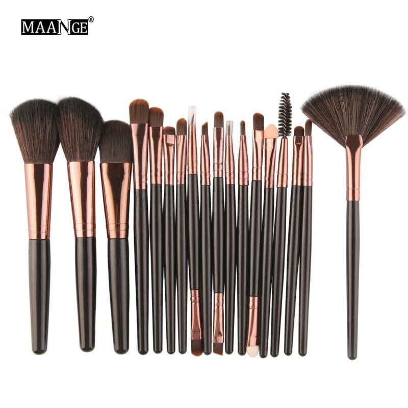 MAANGE 18 Pcs Premium Synthetic Makeup Brush - HealthResource4uStore